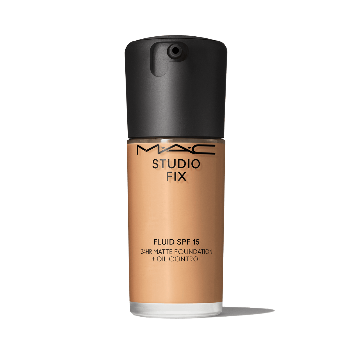 Mac Studio Fix - C5 - An image of a bottle of foundation with a black lid.