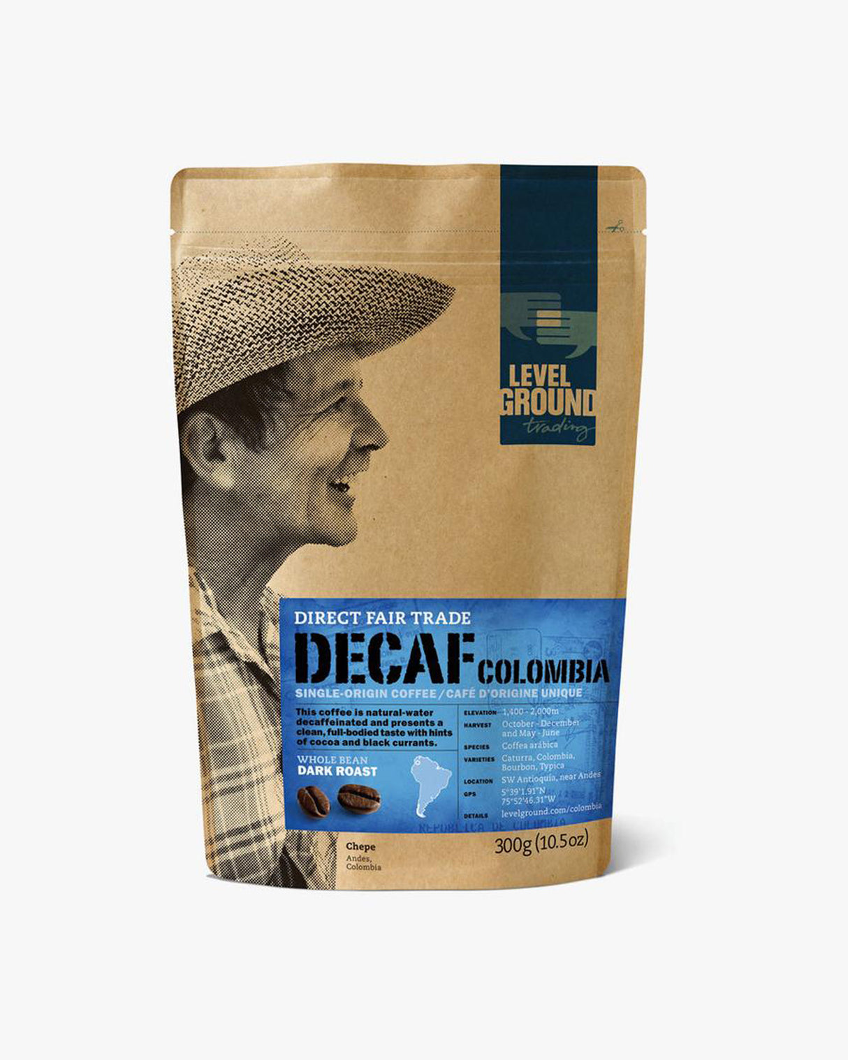 Decaf Colombia Origin Coffee