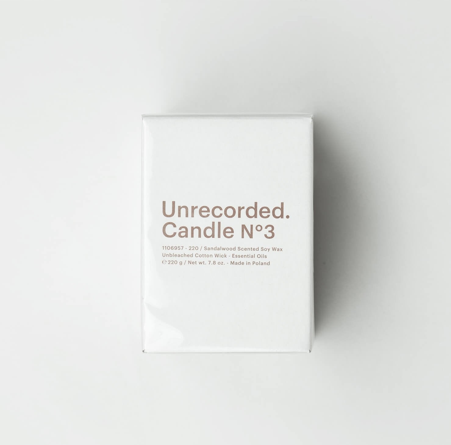 Candle N°3 / Sandalwood