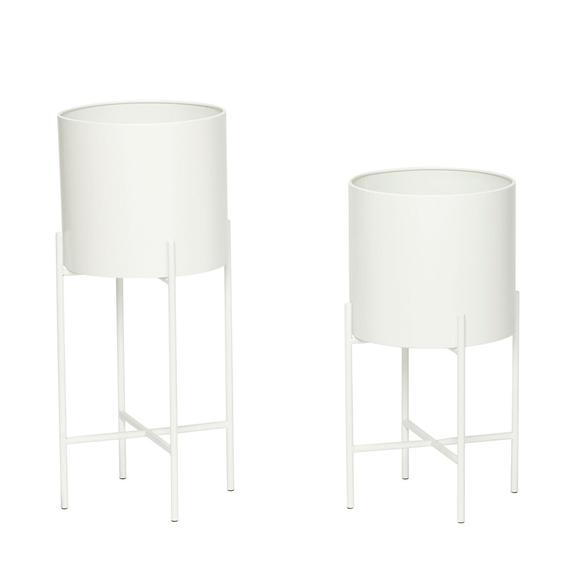 Airy Pots White (set of 2)