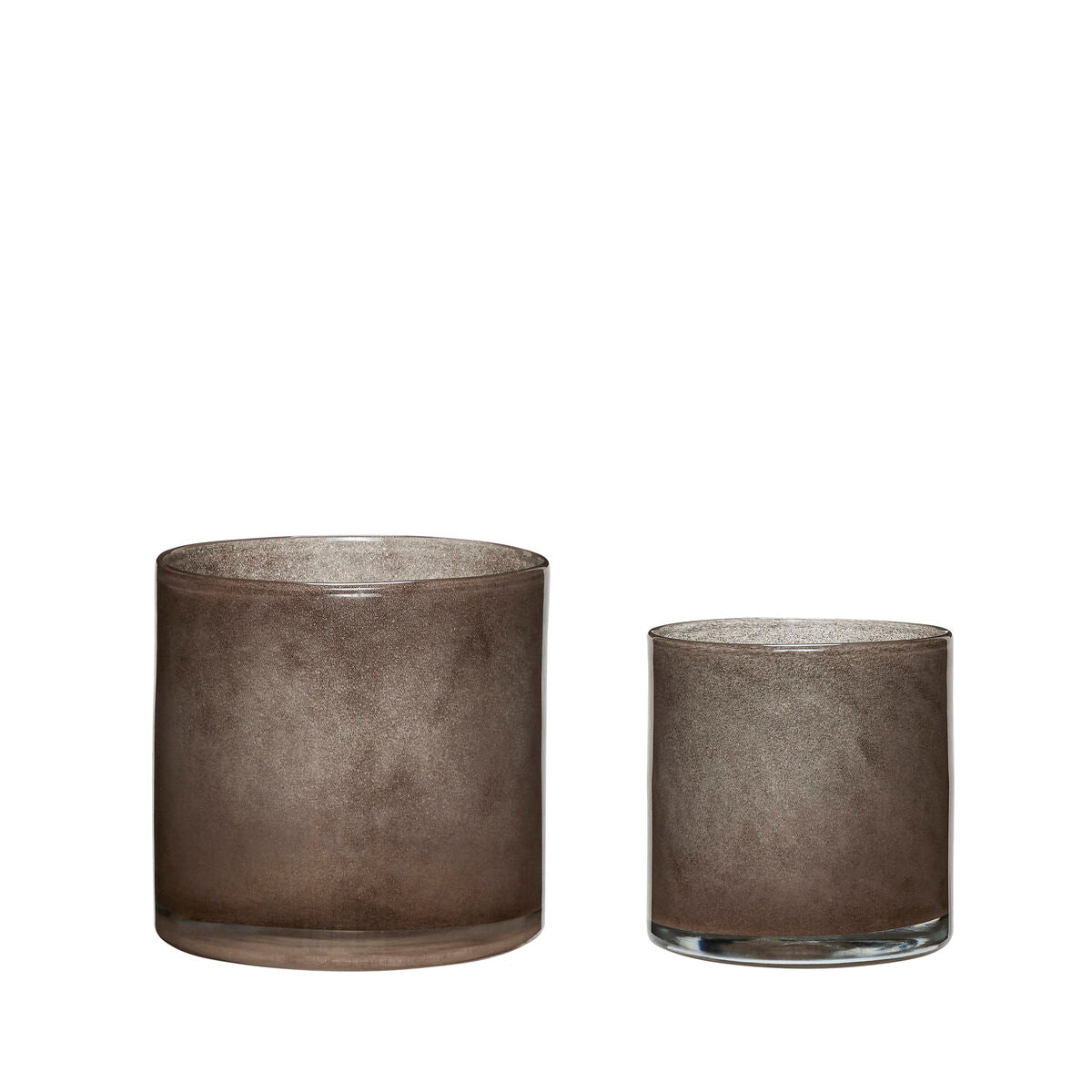 Akin Candleholders Brown (set of 2)