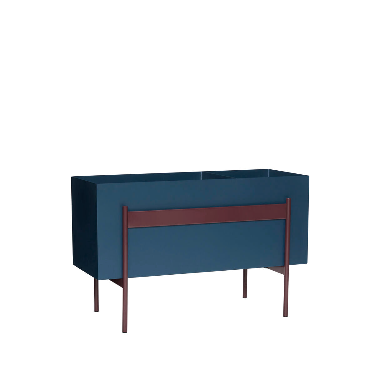 Awe Planter Petrol/Burgundy