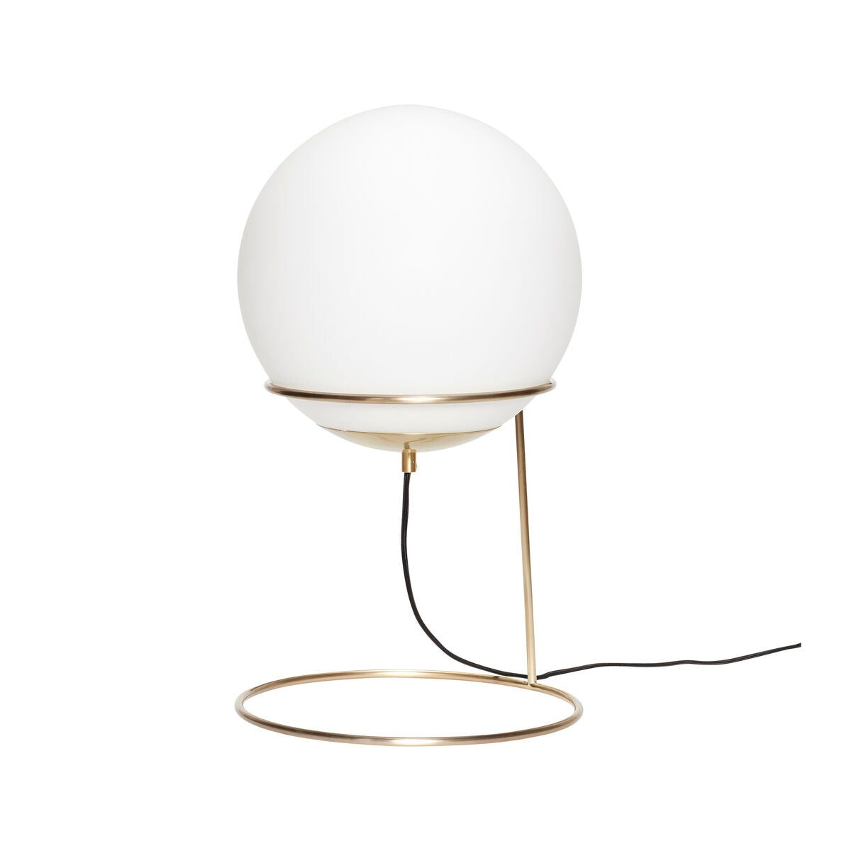 Balance Lamp Small Brass/White