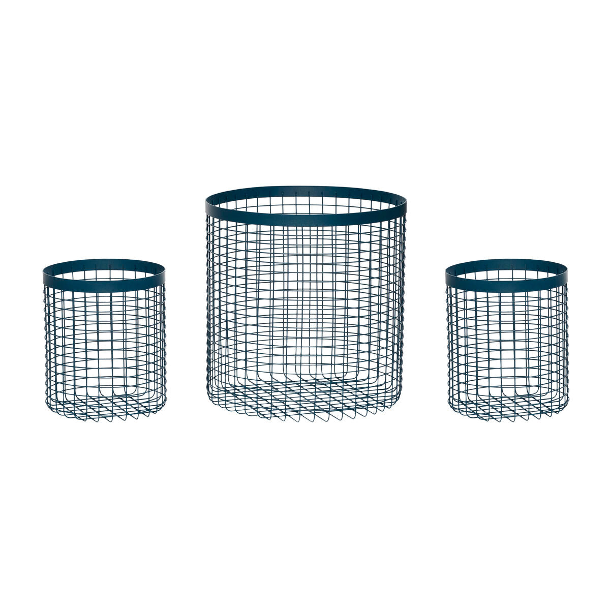 WiredUp Baskets Blue (set of 3)