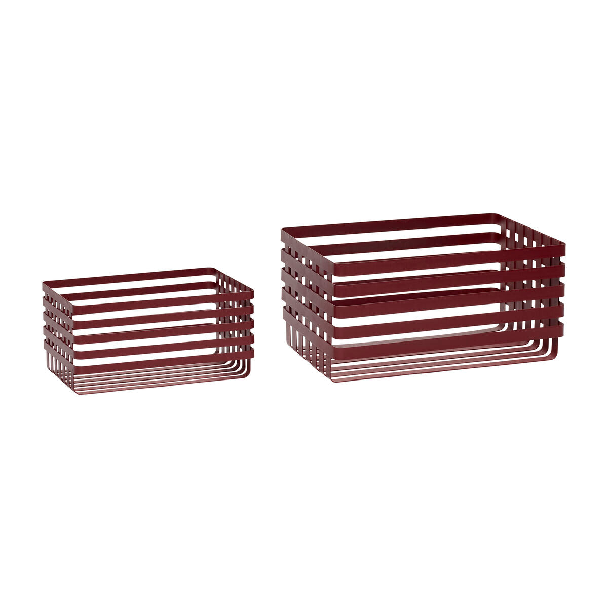 WiredUp Baskets Red (set of 2)