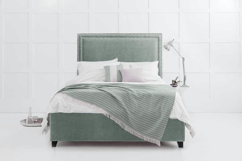 Charlotte - Studded Headboard Storage Bed