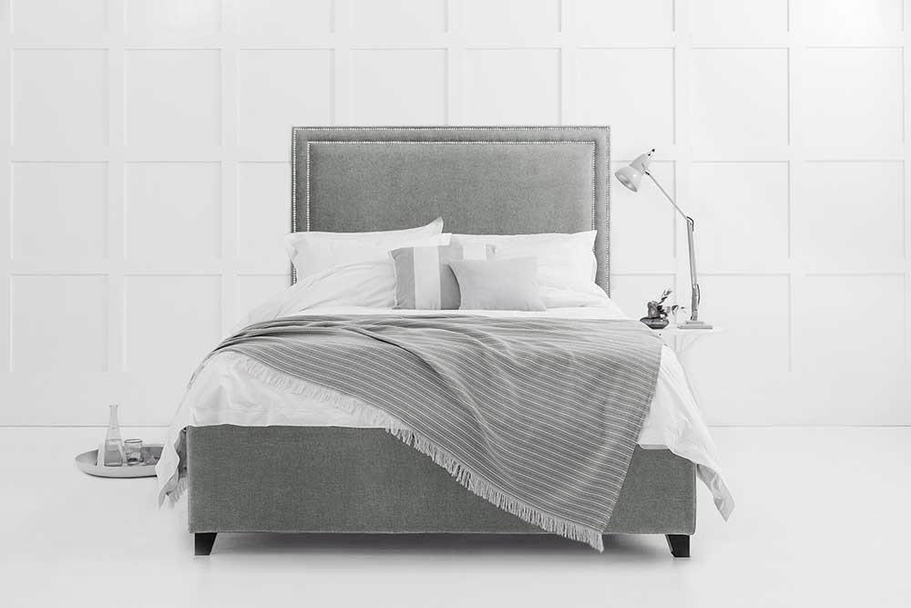 Charlotte - Studded Headboard Storage Bed