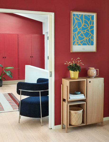 Cube Console Table Natural