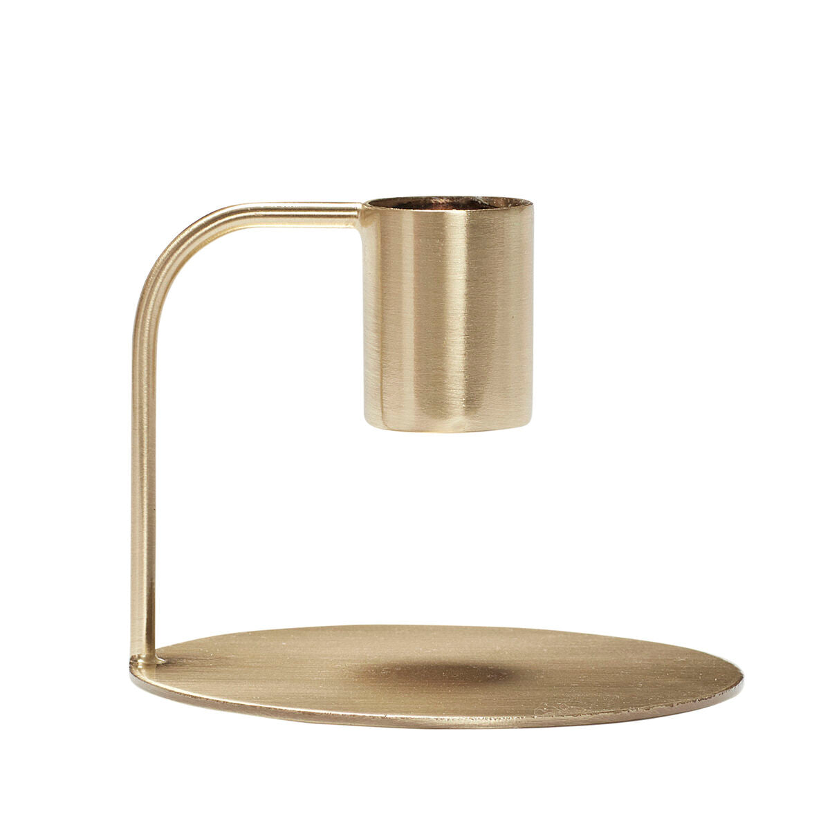 Curve Candlestick Brass