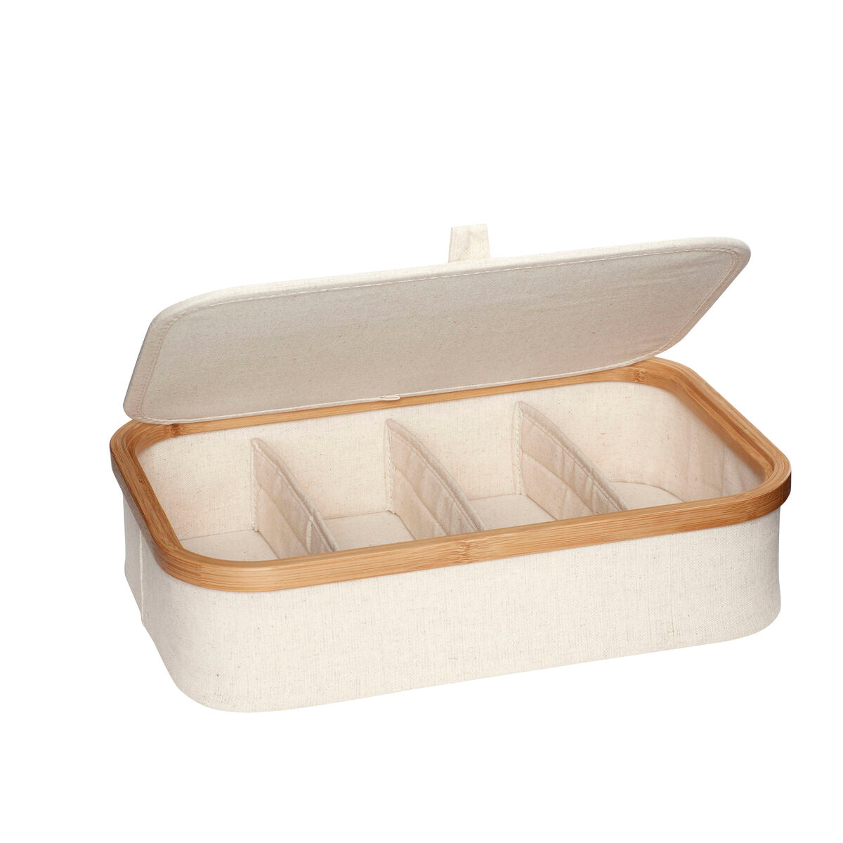 Ecru Storage Boxes White/Natural (set of 2)
