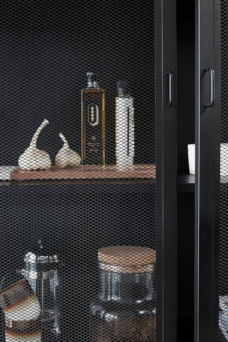 Edge Cabinet Double Black