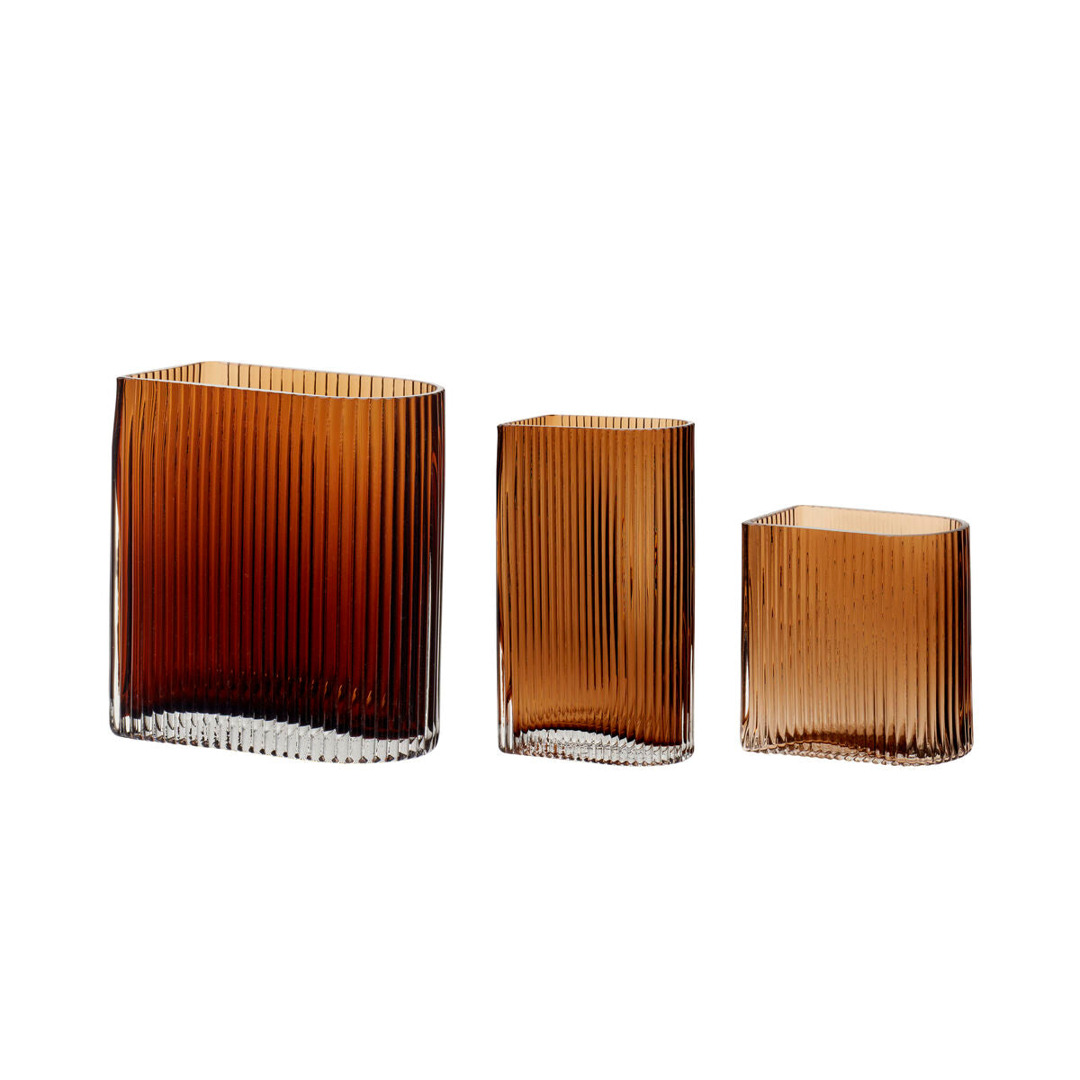 Elements Vases Amber (set of 3)
