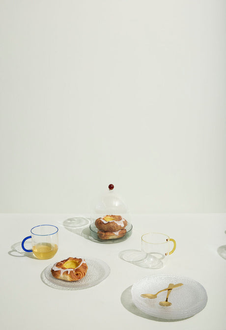 Fuyu Plate Medium Textured/Clear