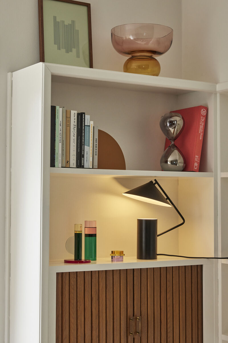 Kiosk Candlesticks Amber/Purple (set of 2)