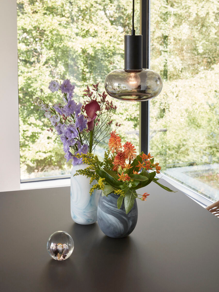 Leaf Vases Peacock (set of 2)