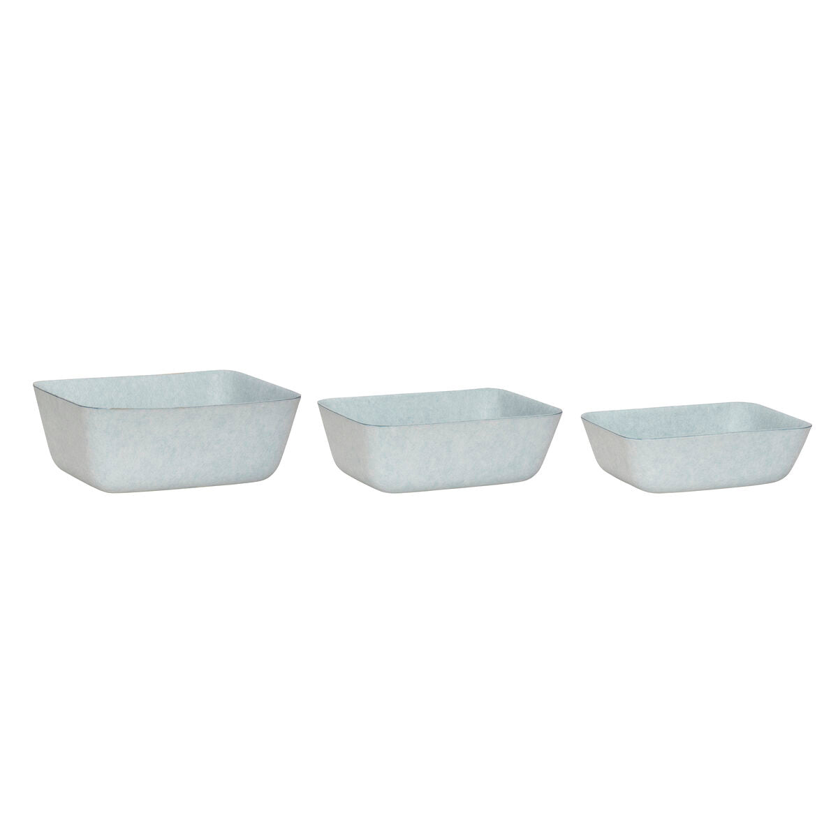 Mellow Felt Baskets Green (set of 3)