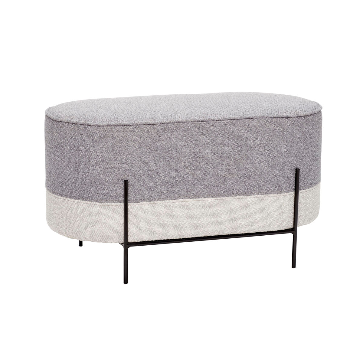Norm Pouf Grey/Sand