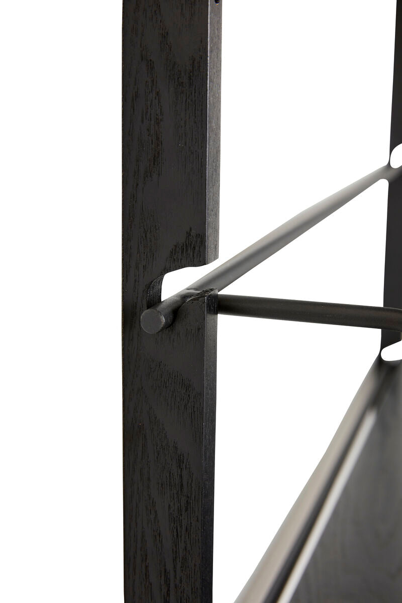 Norm Wall Shelf Unit 4 Shelves Black