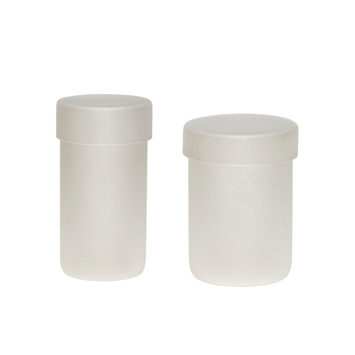 Pop Storage Jars Large Frosted (set of 2)