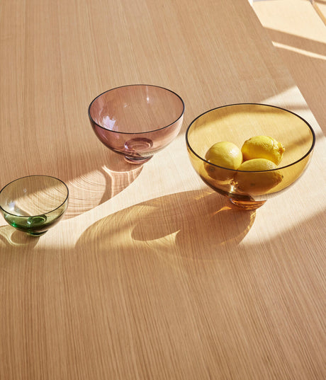 Radiant Bowls Beige/Rose/Green (set of 3)