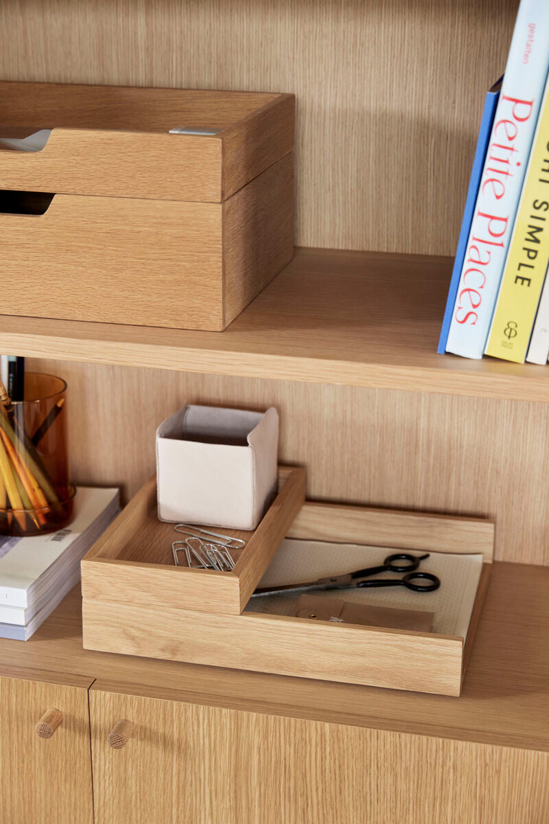 Rail Desk Organiser Natural (set of 2)