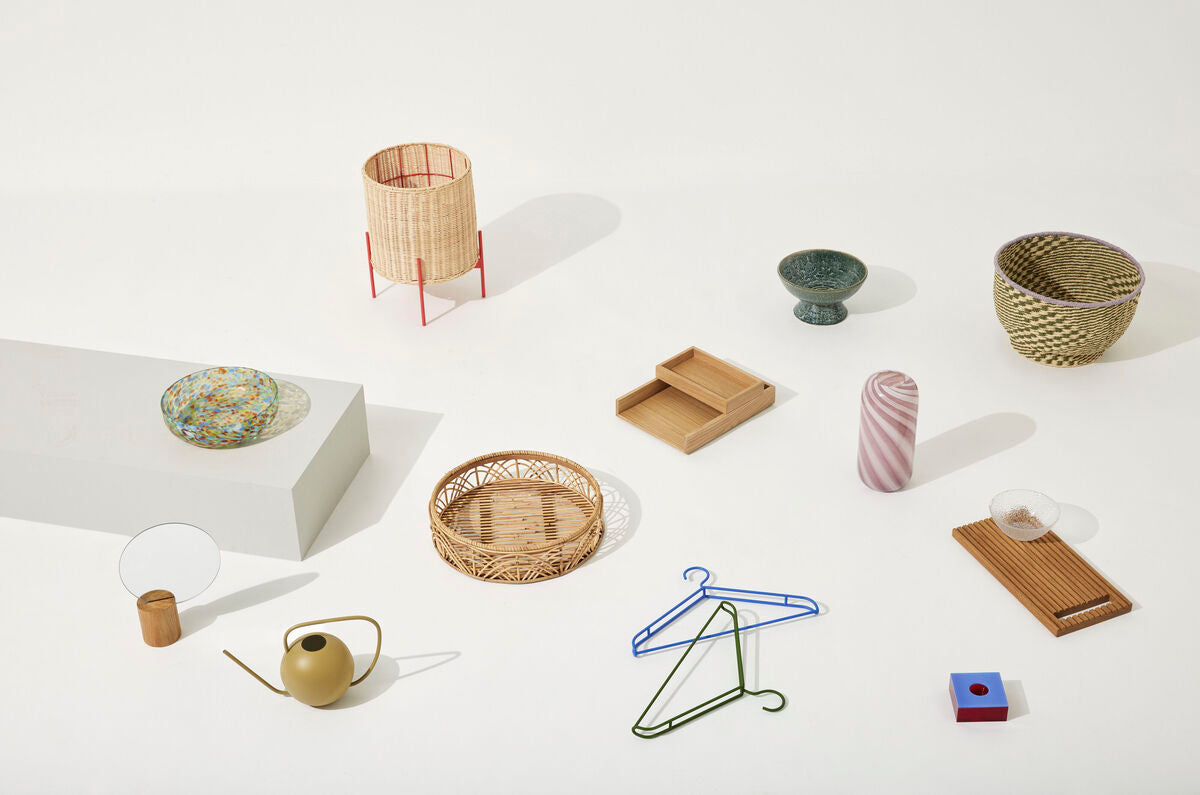 Rail Desk Organiser Natural (set of 2)