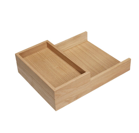 Rail Desk Organiser Natural (set of 2)