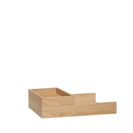 Rail Desk Organiser Natural (set of 2)