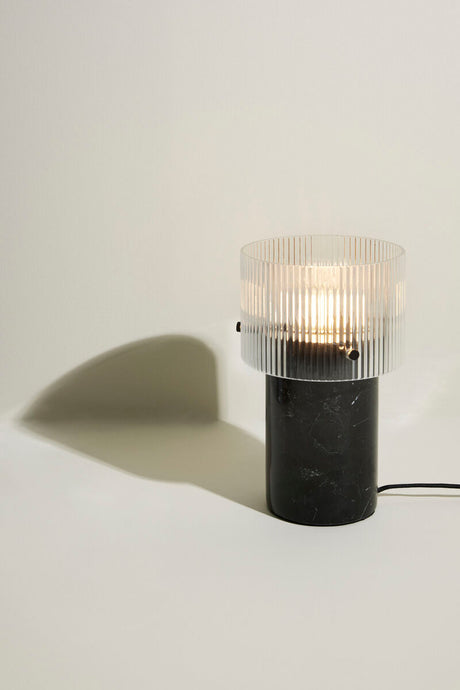 Revolve Table Lamp Textured/Black