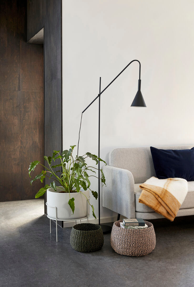 Rope Floor Lamp Black