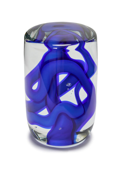 Stream Paperweight Blue/Clear