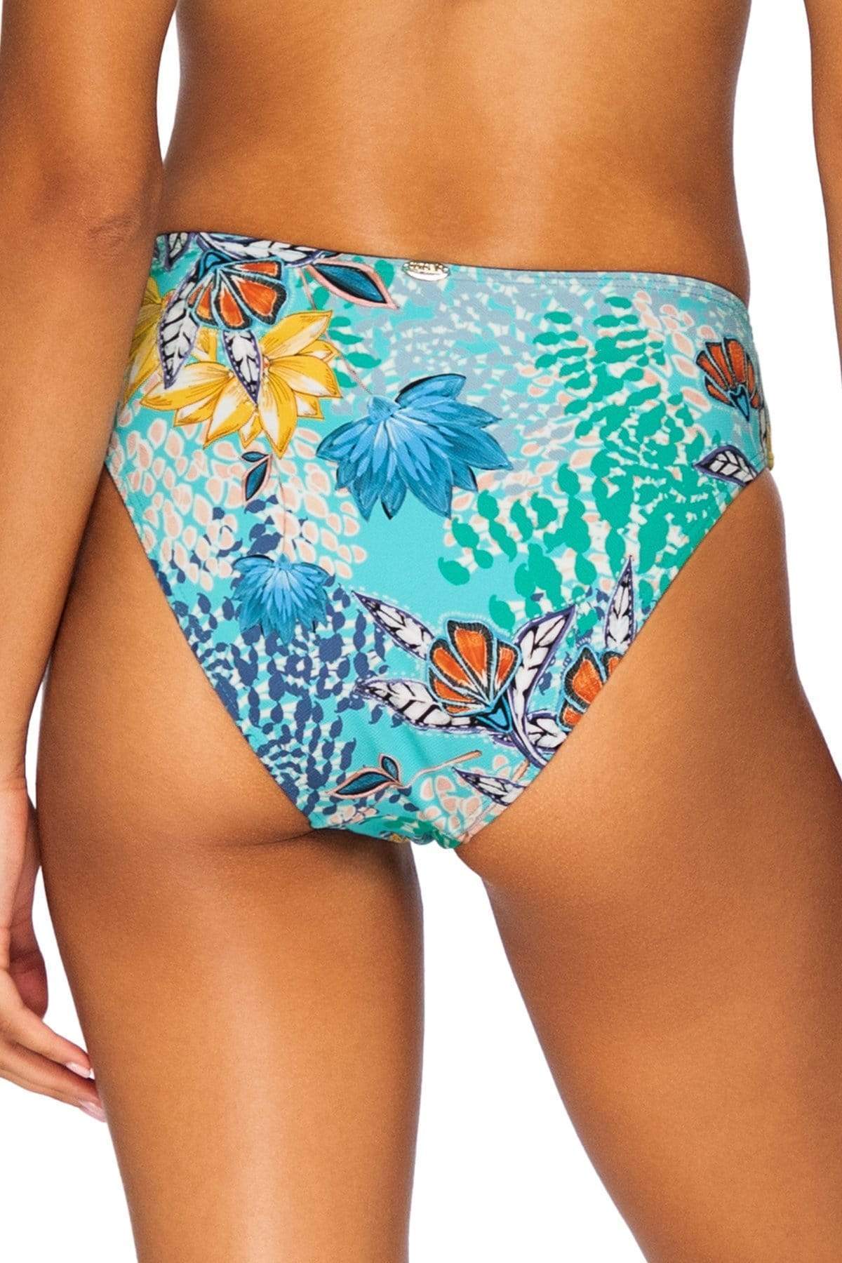 Bestswimwear - Sunsets Aqua Reef Tessa Tie High Rise
