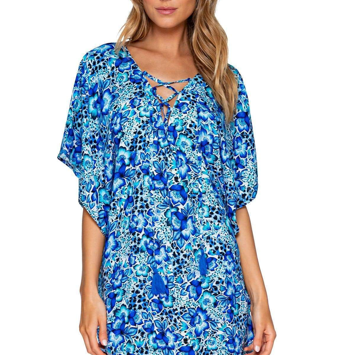 Bestswimwear - Sunsets Bay Blues Tulum Tunic