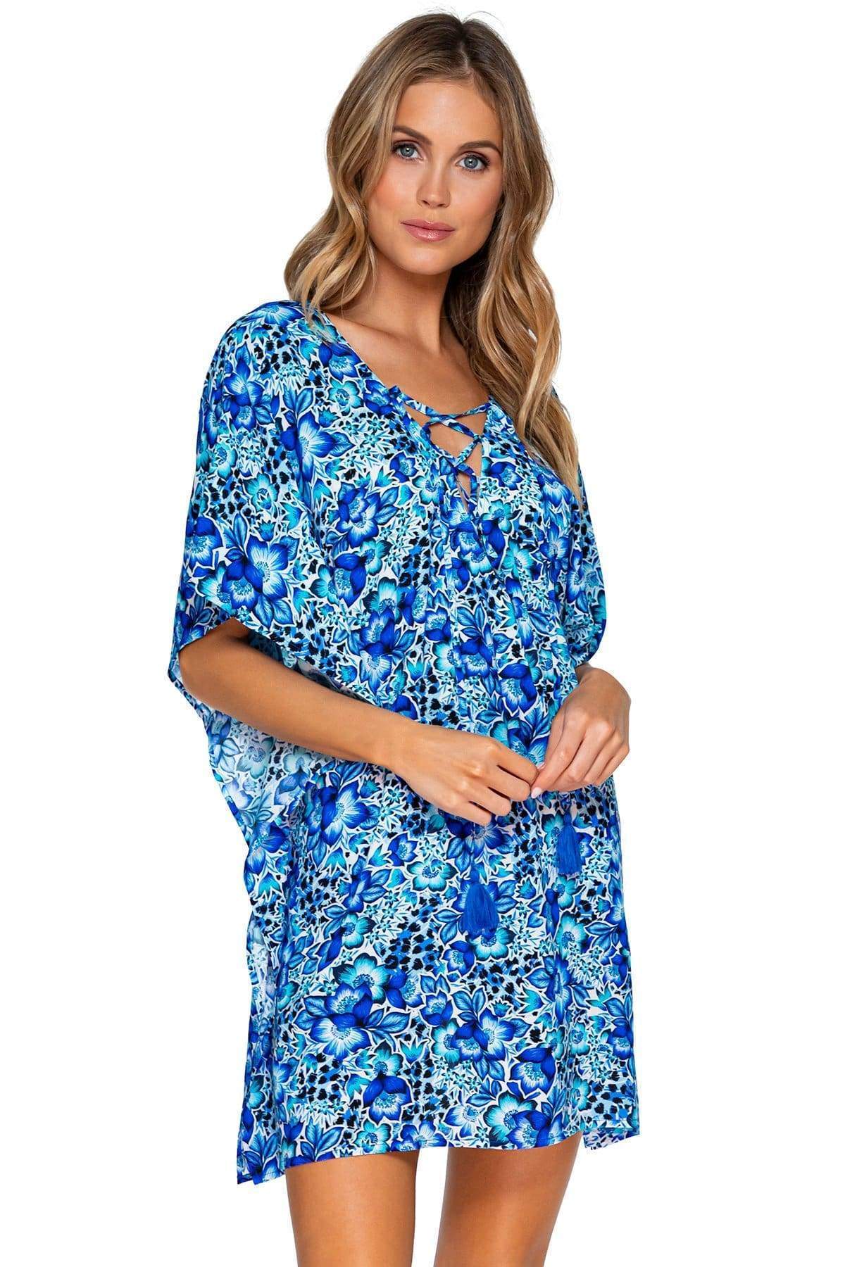 Bestswimwear - Sunsets Bay Blues Tulum Tunic