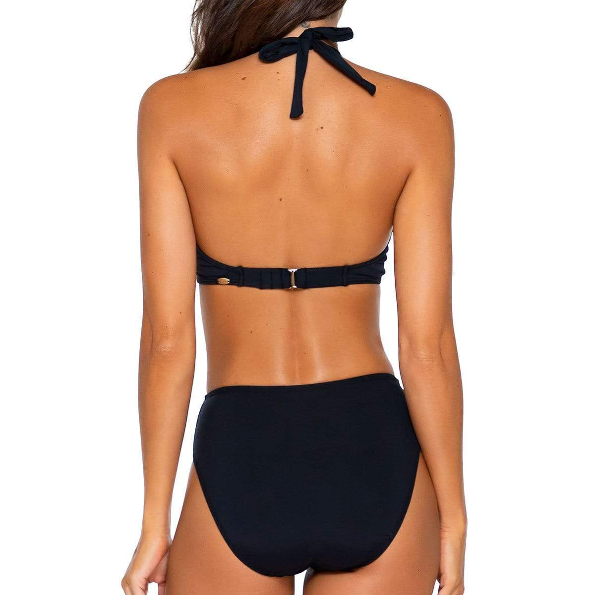 Bestswimwear - Sunsets Black Basic Bottom