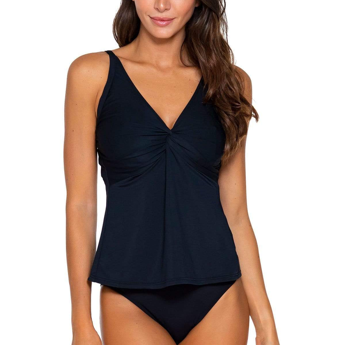 Bestswimwear - Sunsets Black Forever Tankini