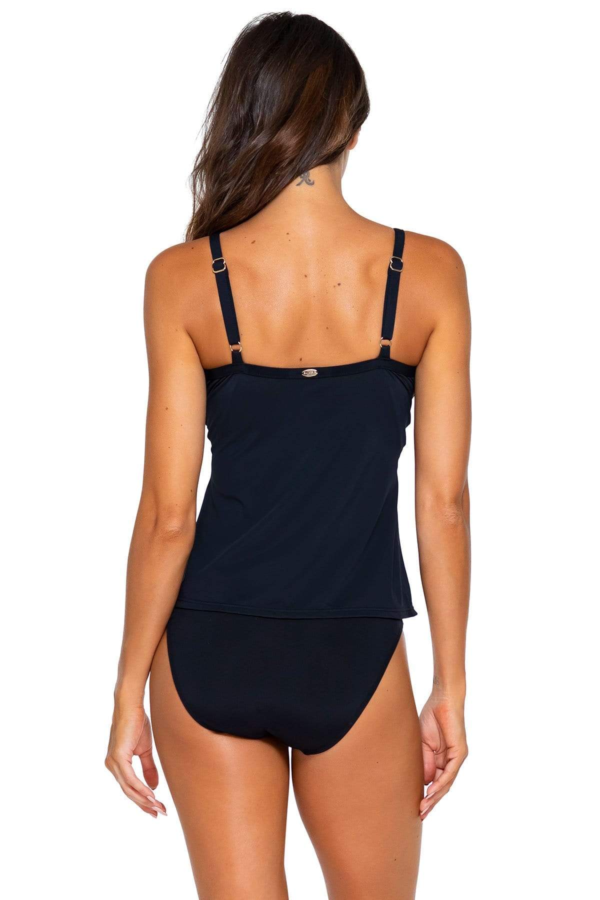 Bestswimwear - Sunsets Black Forever Tankini