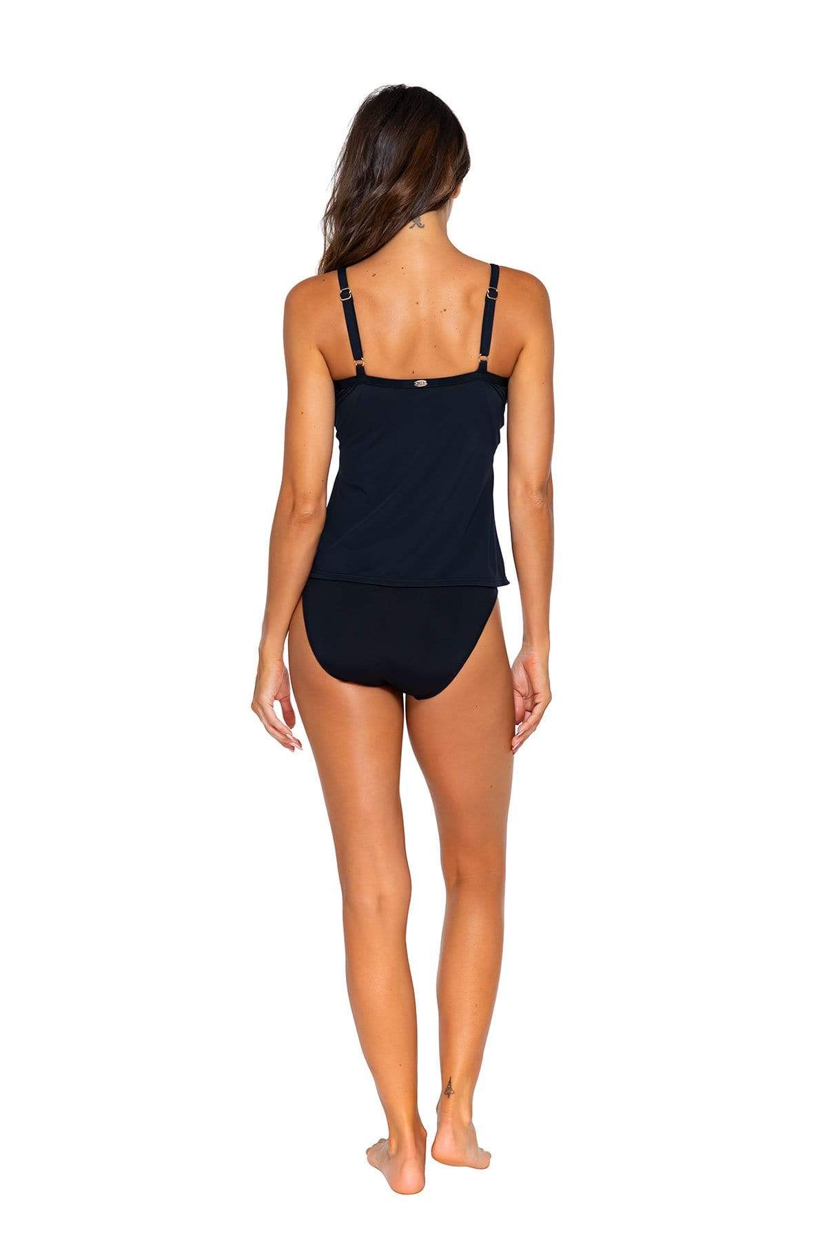 Bestswimwear - Sunsets Black Forever Tankini