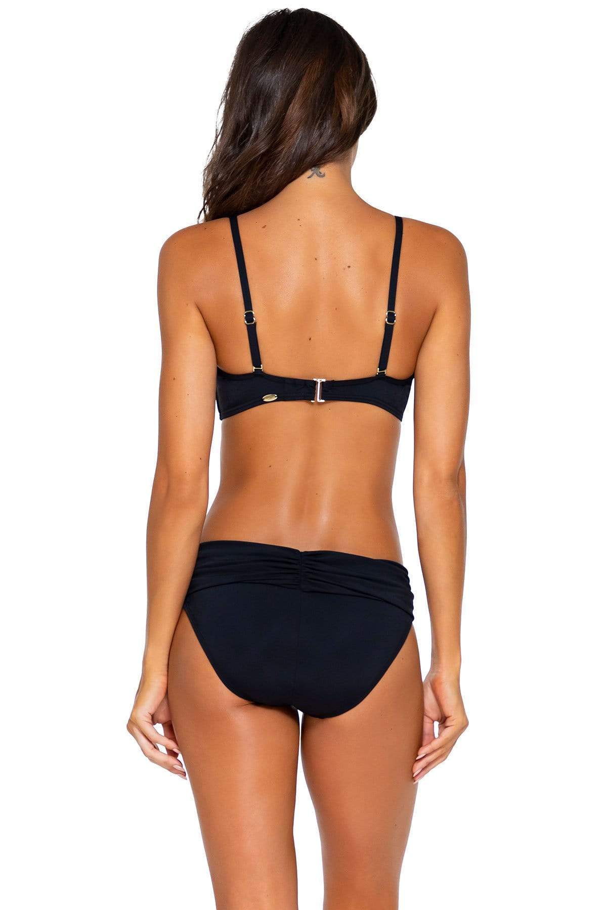 Bestswimwear - Sunsets Black Iconic Twist Bandeau