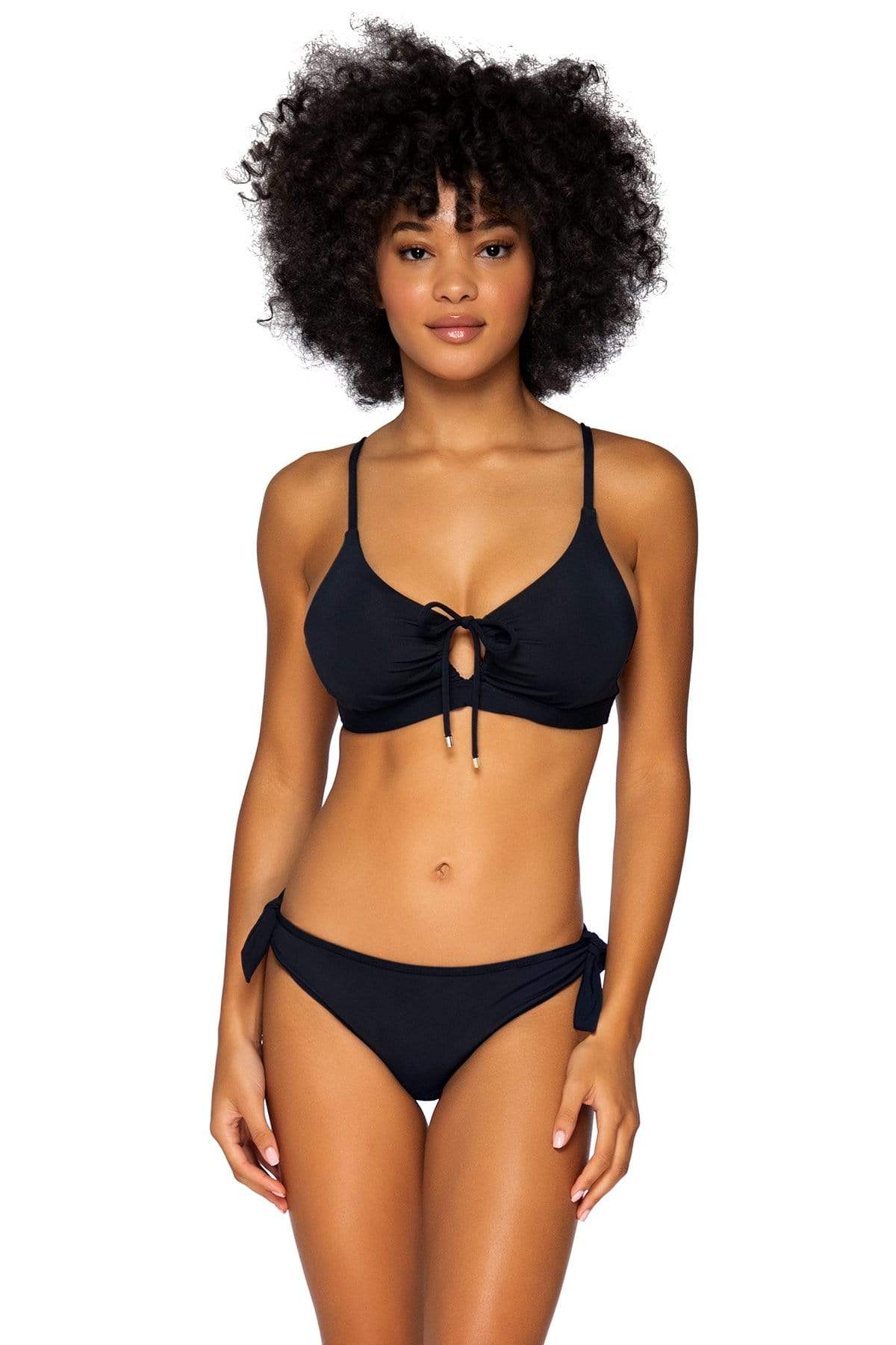 Bestswimwear - Sunsets Black Lula Reversible Hipster