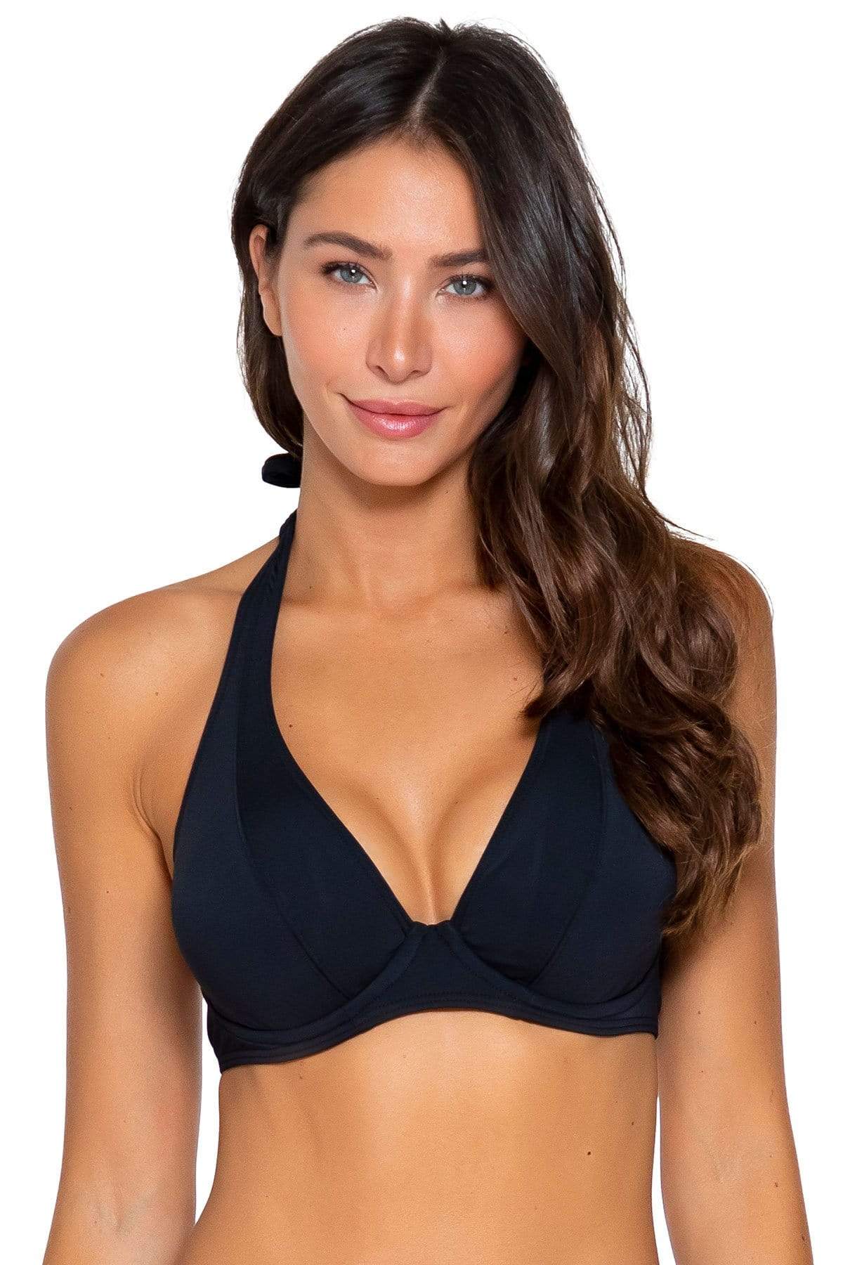 Bestswimwear - Sunsets Black Muse Halter