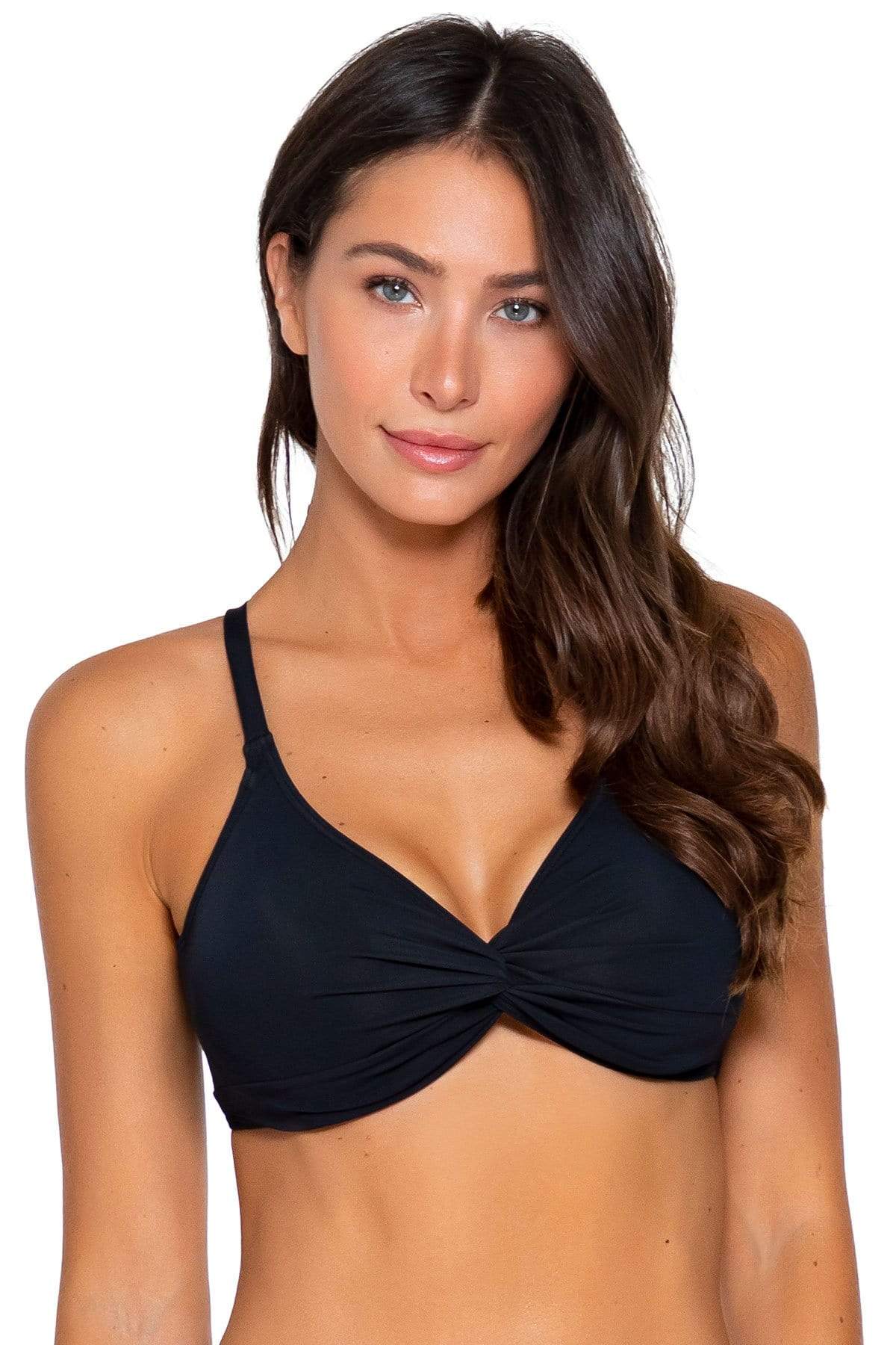 Bestswimwear - Sunsets Black Olivia Tie Back