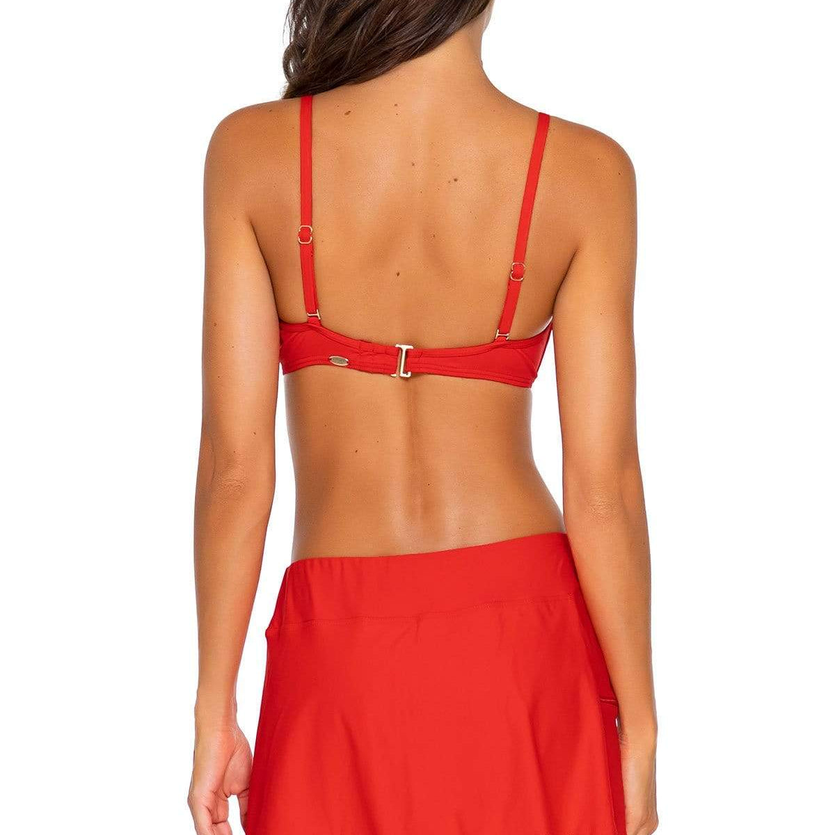 Bestswimwear - Sunsets Scarlet Sporty Swim Skirt