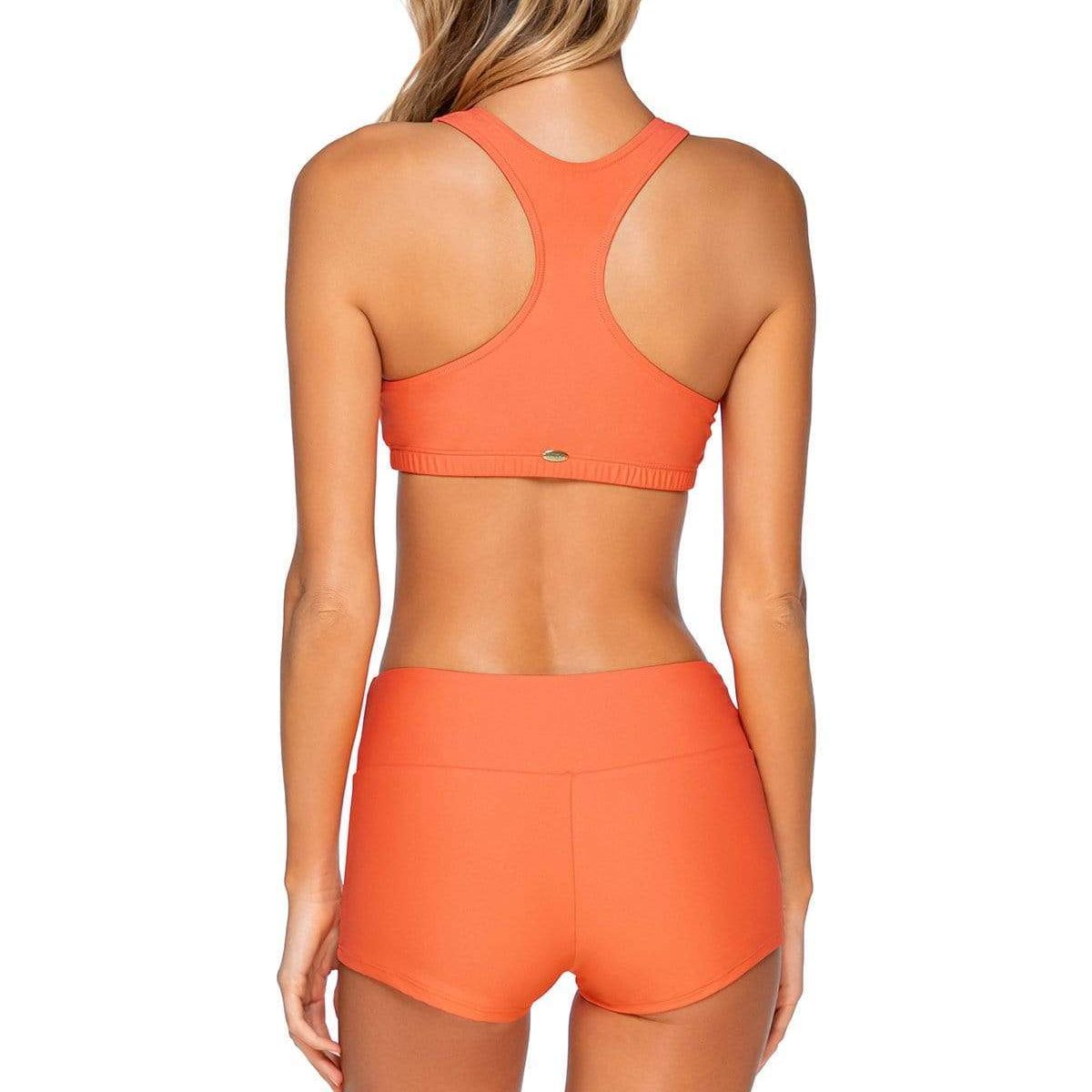Bestswimwear - Sunsets Tropical Coral Seascape Swim Short