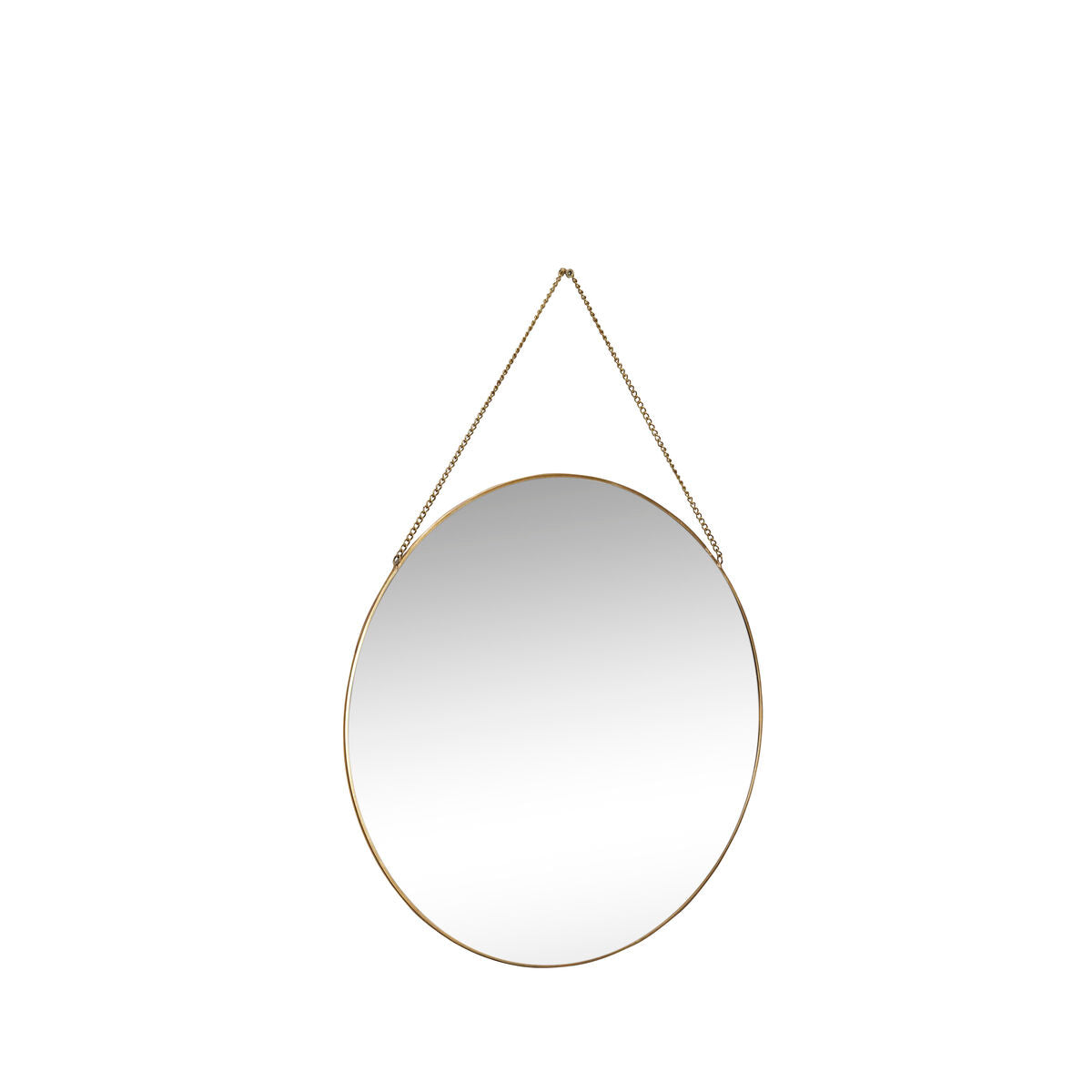 View Wall Mirror Round Natural