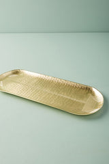 Hammered Zanzi Platter Bowl