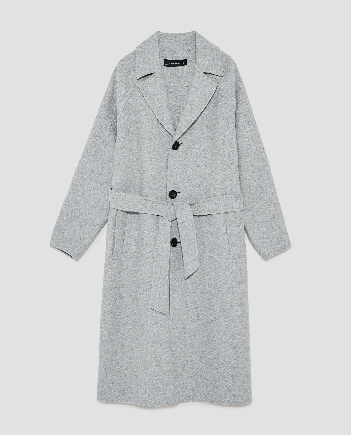 Coat with belt