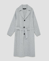 Coat with belt
