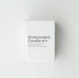 Candle N°1 / Unscented