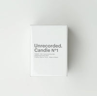 Candle N°1 / Unscented
